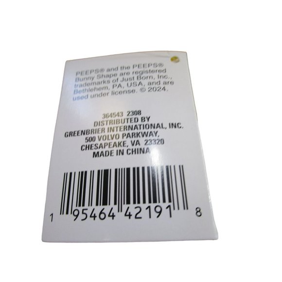 Peeps Bunny Blowmold LED Flickering Candle Light 10" Batteries Not Included NWT - Picture 13 of 16